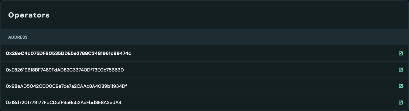 Source cluster withdrawal operator